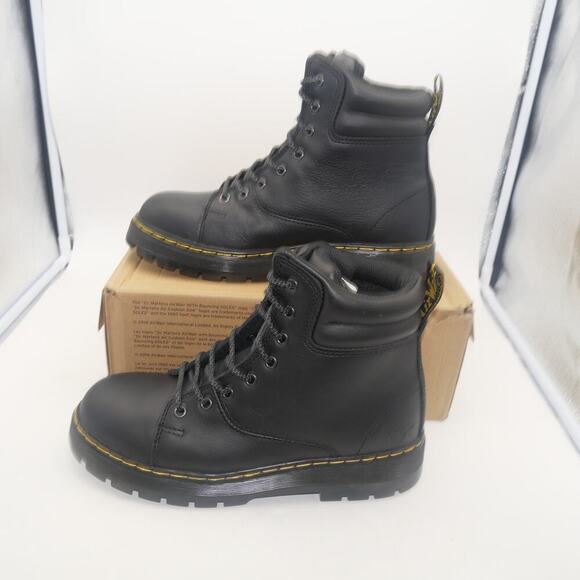 New Dr. Doc Martens Gilbreth Women's 11 Steel Toe Work Boots Black SR - Picture 2 of 10